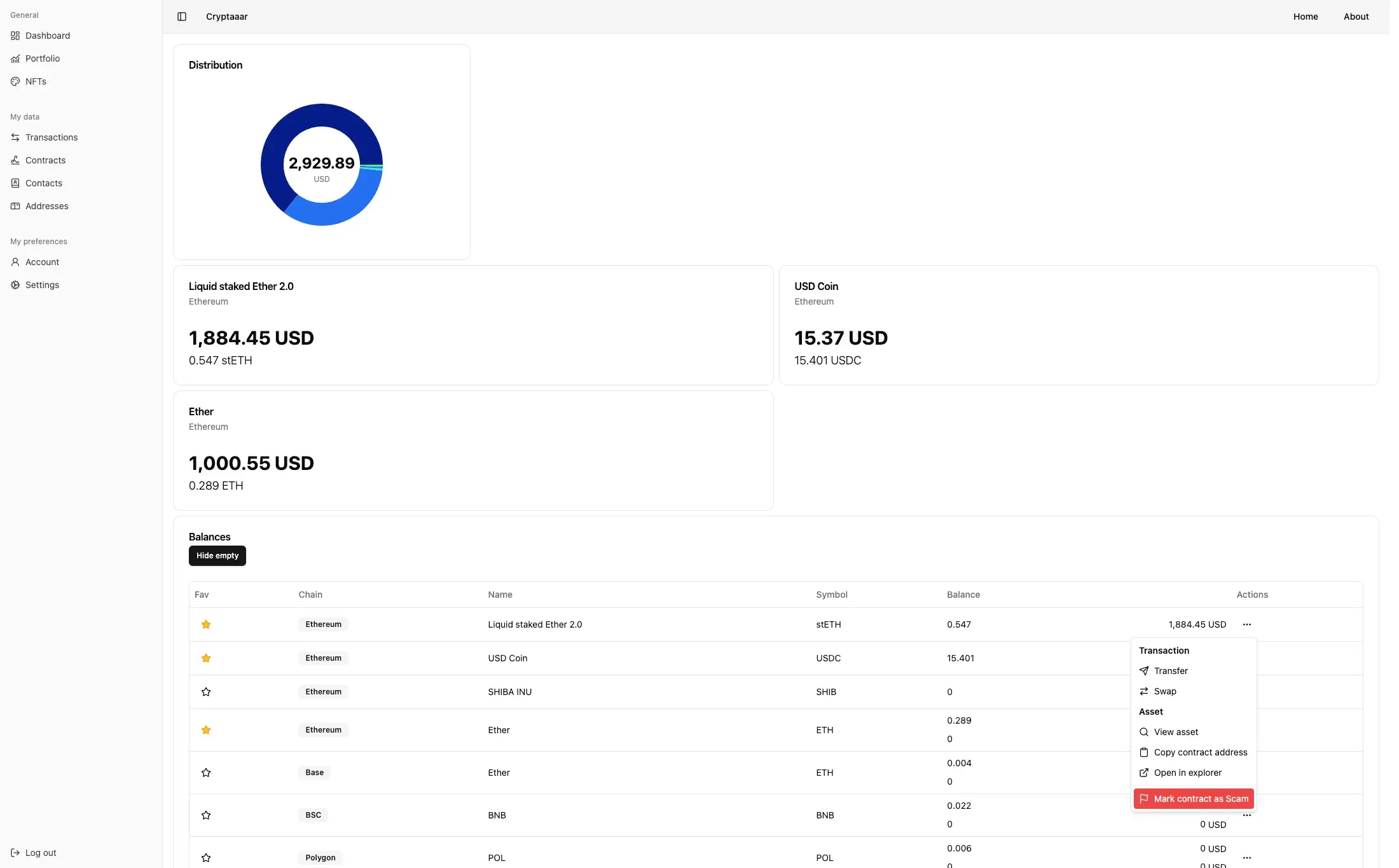 Cryptaaar Screenshot